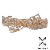 گیره مجلسی نگین دار طلایی