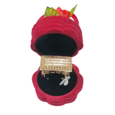 انگشتر طرح طلا از برند ژوپینگ XUPING