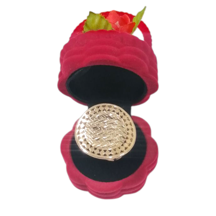 انگشتر طرح طلا از برند ژوپینگ XUPING