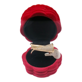 انگشتر طرح طلا از برند ژوپینگ XUPING