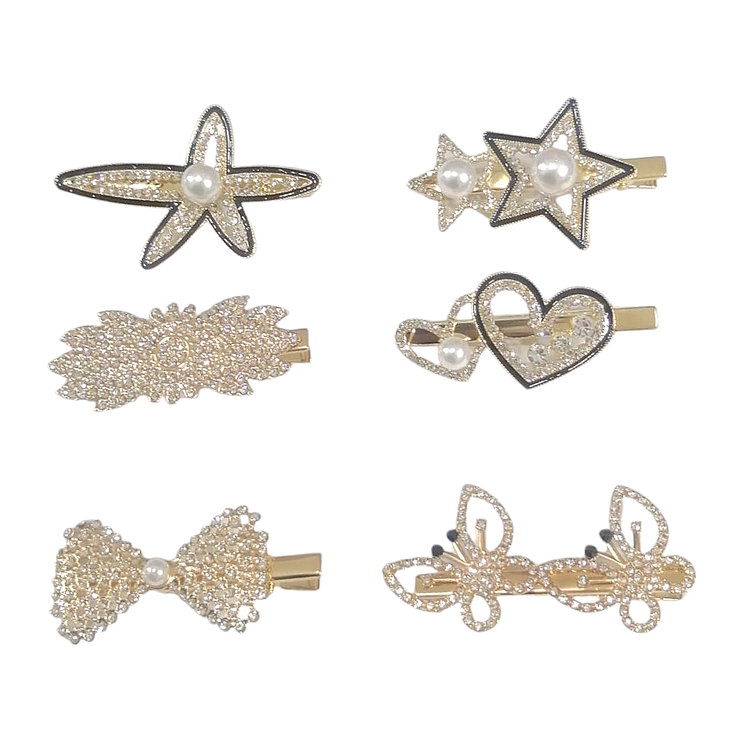 گیره انبری فلزی زنانه مجلسی درجه 1