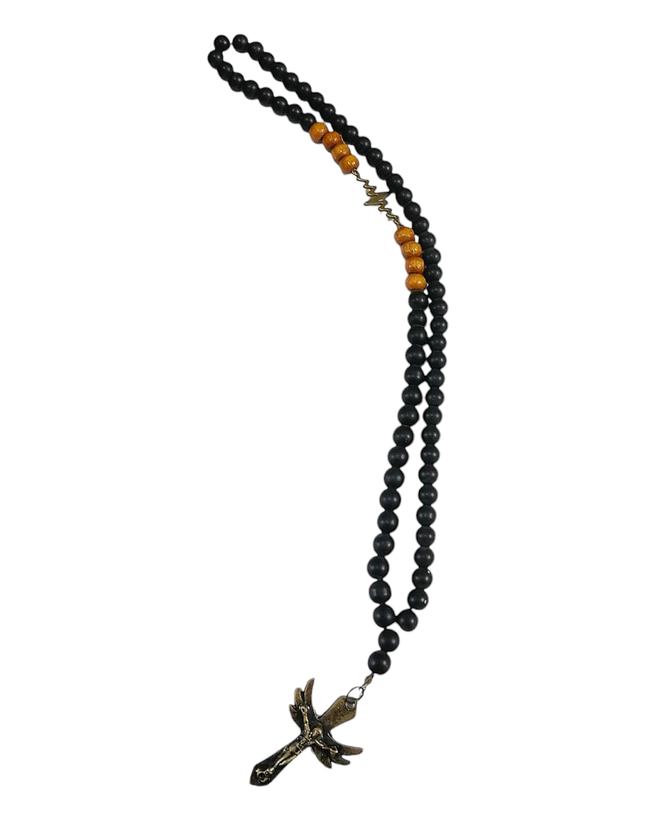 گردنبند اونیکس با آویز صلیب