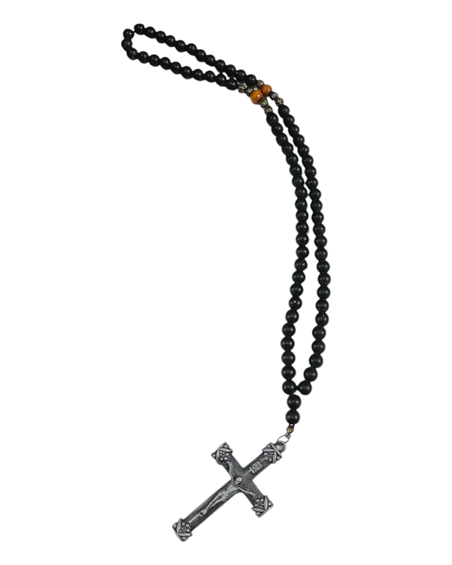 گردنبند اونیکس با آویز صلیب