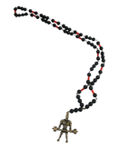 گردنبند اونیکس با آویز وزنه بردار