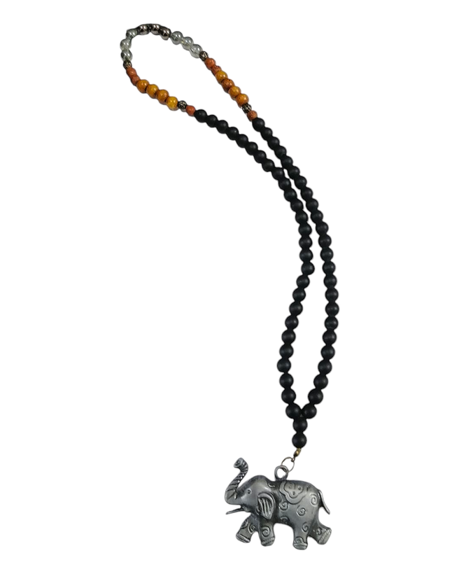 گردنبند اونیکس با آویز فیل