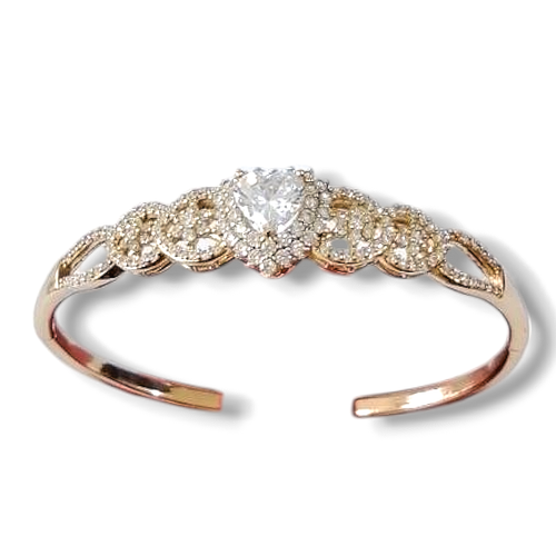 دستبند النگویی زنانه طرح طلا ژوپینگ XUPING