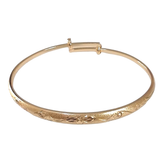 دستبند النگویی زنانه طرح طلا ژوپینگ XUPING