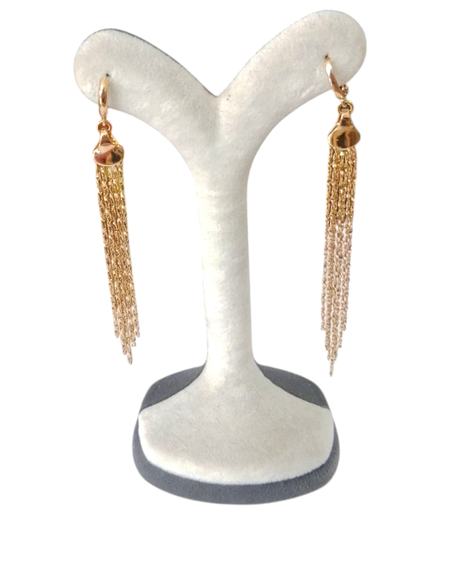 گوشواره آویز زنانه طرح طلا از برند ژوپینگ XUPING