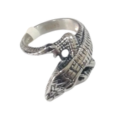 انگشتر طرح تمساح