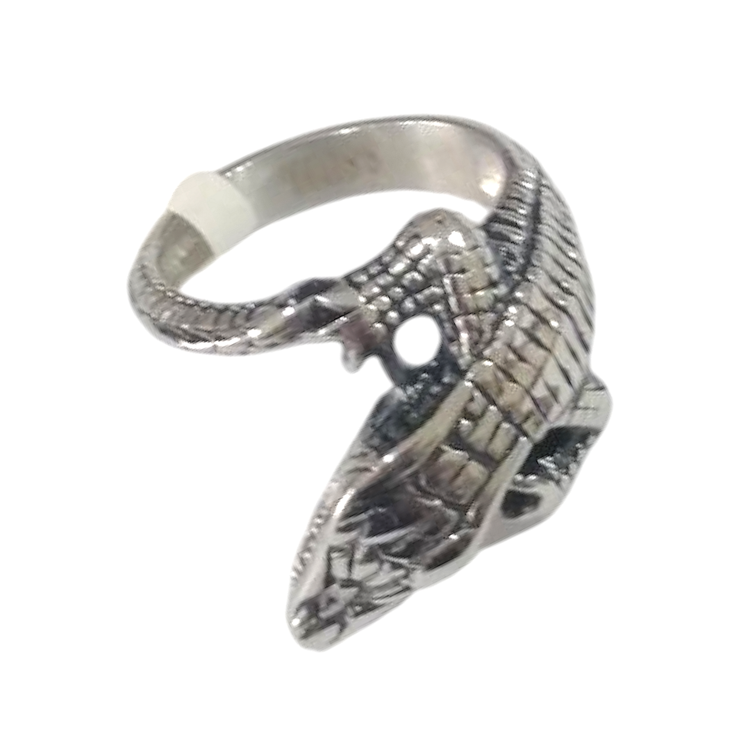 انگشتر طرح تمساح