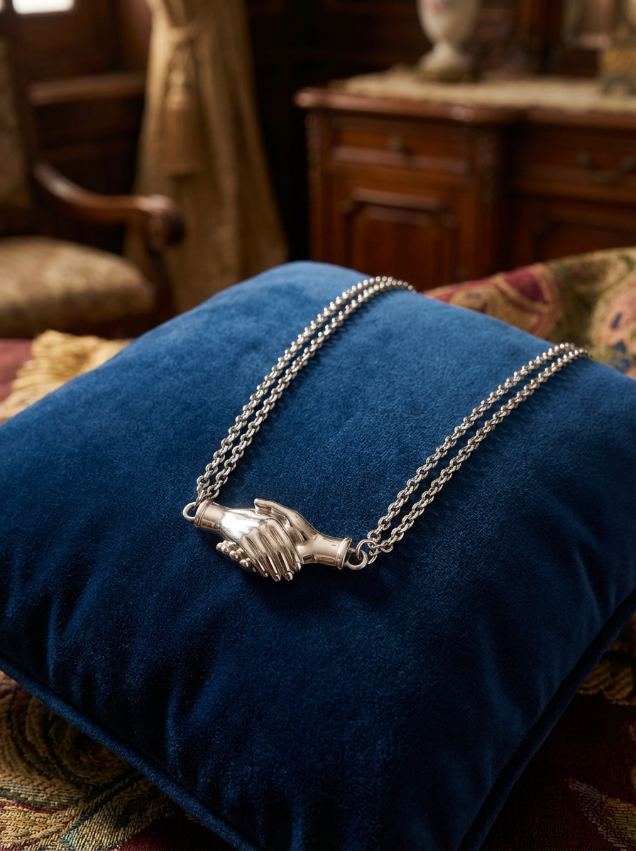 گردنبند ست دوستی مگنتی طرح دست