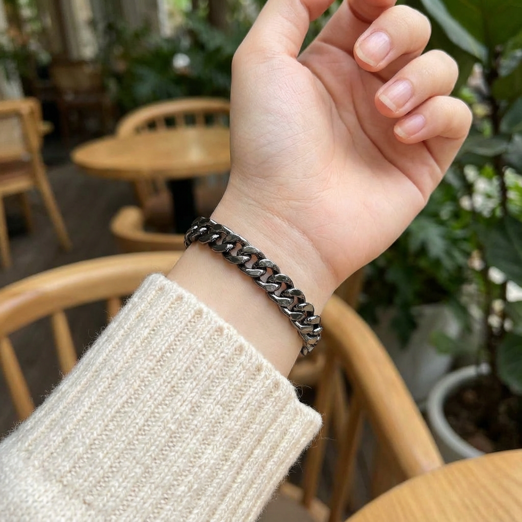 دستبند زنانه النگویی کارتیه آینه ای از برند YSX